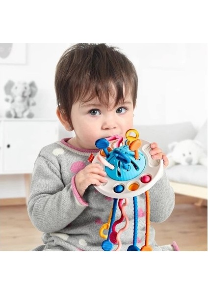 Eğitici Şekilli Silikon Oyuncak - Çok Renkli (Yurt Dışından) fırsatları