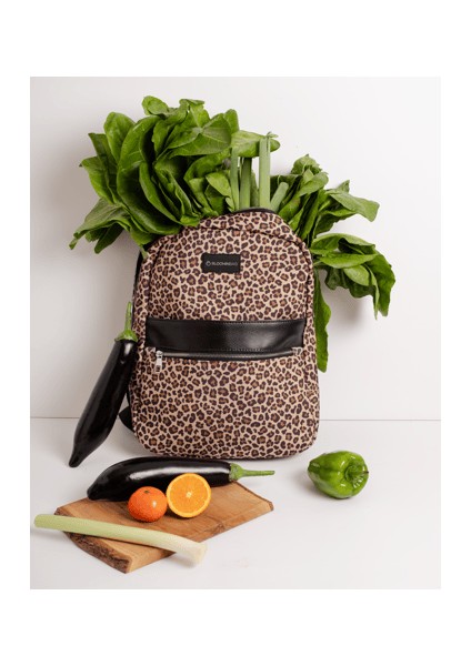 Earthy Leopard 13-14 Inch Sırt Laptop / Macbook Çantası