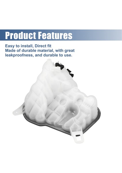 C2D36877 C2Z29118 Jaguar Xf 2009-2015 Için Sensörlü Soğutma Sıvısı Genleşme Tankı C2D36671 C2Z22872 (Yurt Dışından) modelleri