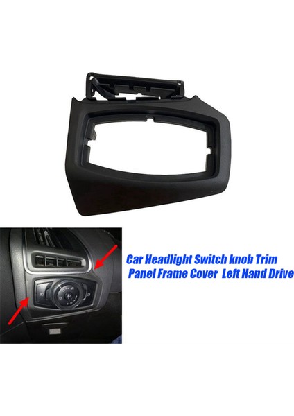 Araba Far Anahtar Düğmesi Trim Paneli Krom Çerçeve Ford Focus 12-14 Için Kafa Işık Lambası Anahtarı Düğmesi Kapakları Sol El Sürücü (Yurt Dışından) modelleri