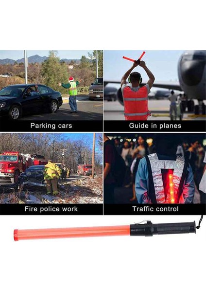 Trafik Sopaları, LED Trafik Kontrol Çubuğu, Güvenlik Işık Sopaları, Park ve Havaalanları Için Sinyal Sopaları, 21 Inç, 10 Adet (Yurt Dışından) indirimleri