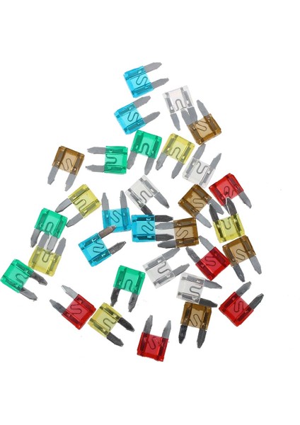 30 × Bıçaklı Sigorta Fişi 7,5 / 10/15/20/25/30 Amper Motorlu Araçlar Için (Yurt Dışından)