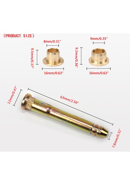 Araba Kapı Menteşe Pimleri Pin Burç Tamir Kiti Honda Civic Accord Için Fit Cr-V Crx Ek Eg (Yurt Dışından) modelleri