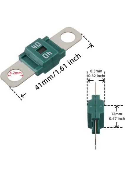2 x Ans-H Araba Sigorta Tutucu ve Midi Sigortalarda 2 x Yüksek Akım Cıvatası 50A Arabalar, Kamyonlar, Araçlar Için Amp 50A (Yurt Dışından) fırsatları