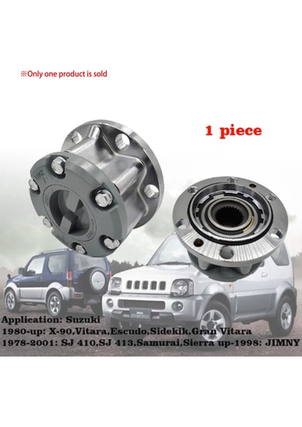 Araba Ücretsiz Tekerlek Kilitleme Hub Suzukı X-90 Vitara Escudo 89-01 Jımny SJ410 SJ413 Samurai Sierra 43810-60A00 (Yurt Dışından) indirimleri