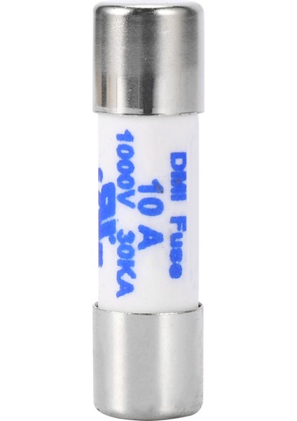 Multimetre 10 x 38MM 1000V 10A Silindir Seramik Sigorta Beyaz (Yurt Dışından)