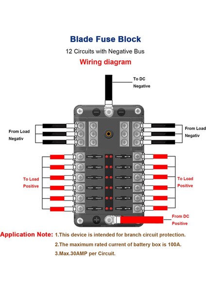 6 Yollu Bıçak Sigorta Tutucu Bloğu ve Uyarı Göstergesi Güç Dağıtım Paneli Panosu Araba Tekne Sigorta Kutusu Tutucu (Yurt Dışından) modelleri