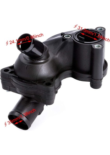 Ford Mustang 4.0l 2005-2010 2L2Z-8592-BA 902-210 Için Sensörlü Motor Soğutma Suyu Termostat Muhafazası (Yurt Dışından)