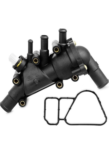Ford Fiesta 03-08 1218087 Için Sensör + Contalı Motor Soğutma Suyu Termostat Muhafazası (Yurt Dışından)