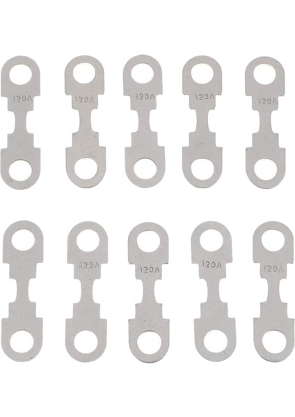 10 Adet Araba Düz Metal Sigorta Şeridi Skoda Ford 12V - 120A (Yurt Dışından)