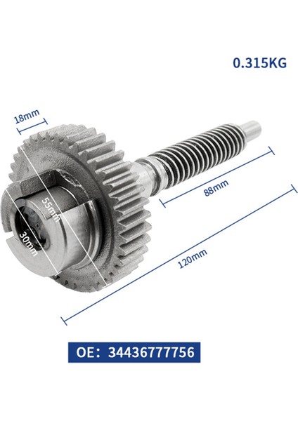 39 Diş Park Freni Metal Dişli Aktüatör Tamir Takımı 34436777756 Bmw E65 E66 745I 2002-2005 750I 760I 6.0l (Yurt Dışından)