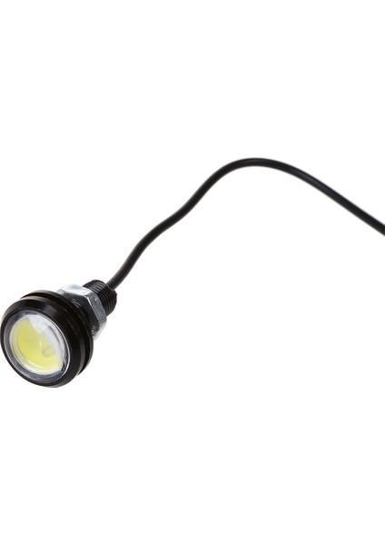 10 Adet 9 W 12 V 23 mm LED Kartal Göz Işığı Araba Sis Drl Gündüz Ters Park Sinyali Beyaz (Yurt Dışından)