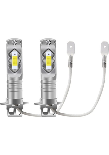 H3 LED Sis Lambası Ampulü Son Derece Parlak 1200 Lümen Yüksek Güç Csp Çipleri 6500K Sis Lambası Veya Gündüz Farı Için (Yurt Dışından)
