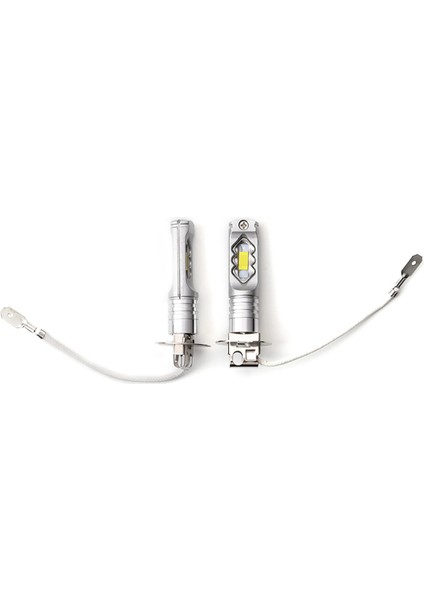 H3 LED Sis Lambası Ampulü Son Derece Parlak 1200 Lümen Yüksek Güç Csp Çipleri 6500K Sis Lambası Veya Gündüz Farı Için (Yurt Dışından) fırsatları