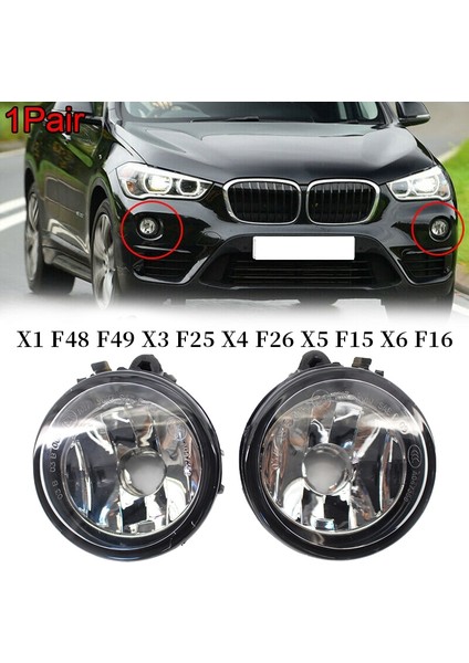 Çift Ön Tampon Sis Lambası Işıkları-Bmw X3 F25 X4 F26 X5 F15 X6 F16 2010-20 Ampul Dahil Değil 63177238787 63177238788 (Yurt Dışından) fiyatları