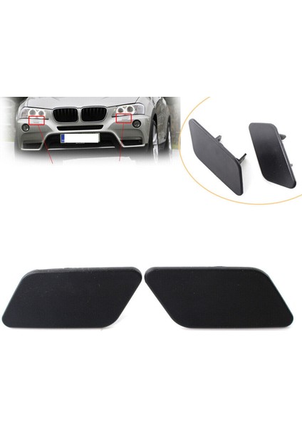 Ön Sol Sağ Far Yıkama Memesi Kapatma Başlığı 51117212953 51117212954 -Bmw F25 X3 2010-2014 Için (Yurt Dışından)
