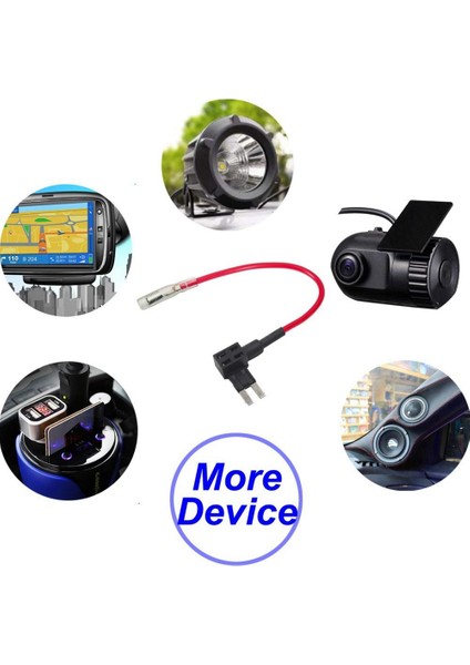 4 Adet 12V-24V Add-A-Circuit Micro2 Sigorta Tapası, Kablo Demeti ile Piggy Back Blade Sigorta Tutucu (Yurt Dışından) indirimleri