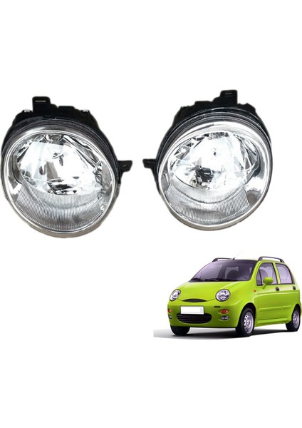 Otomatik Sağ Ön Far Takımı S11-3772020 Chery Qq Şeffaf Lens Far Lambaları (Yurt Dışından)