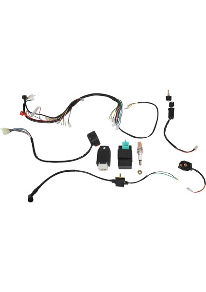 Atv 150CC 200CC 250CC Ateşleme Bobini Demeti Anahtar Tertibatı Kablo Demeti Bobin Doğrultucu Cdı Atv Solenoid Buji Quad Pit Dirt Bike Buggy Go Kart Kitleri (Yurt Dışından)