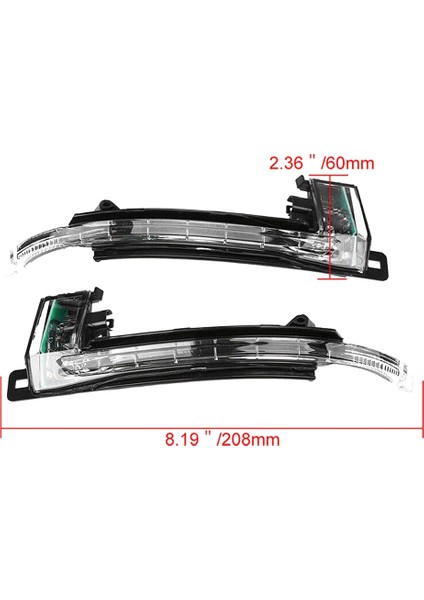 1 Çift Audı A3 A4 Q3 Q5 LED Dönüş Sinyal Işığı Dinamik Kaydırma Sıralı Dikiz 8KD949101 8KD949102 (Yurt Dışından) indirimleri