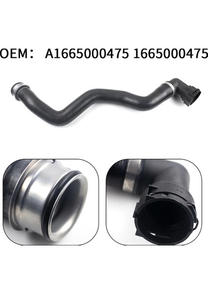 Otomatik Üst Sol Soğutma Hortumu A1665000475 1665000475 Benz Gl-Class (X166) Gle (W166) Gls (X166) M-Class (W166) (Yurt Dışından)