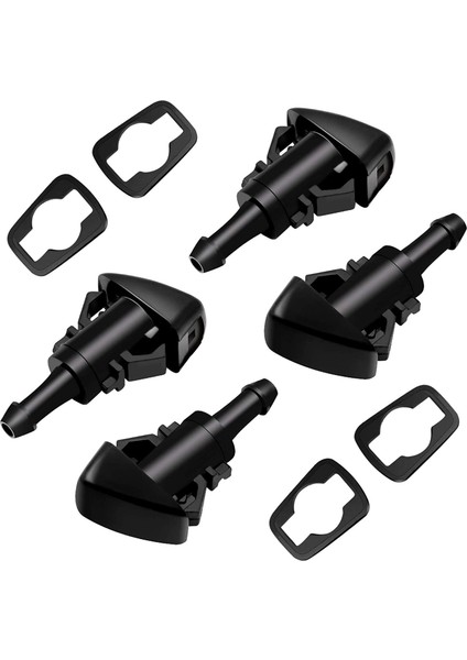 4 Paket Ön Cam Yıkama Nozulları Silecek Sprey Seti Yedek Chrysler Dodge Ram 5116079AA,4805742AB,5303833AA (Yurt Dışından)