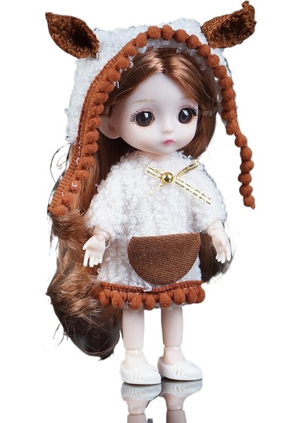 Hanfu Bebek 17CM Giydirme Bebek Bebek Model Bebek Bebekler Bebekler (Yurt Dışından)