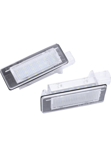 Araba LED Plaka Işıkları Lamba Renault Espace Mk4 Scenic Mk2 Laguna 2 Dacia Duster Lodgy Logan Mcv Iii (Yurt Dışından)