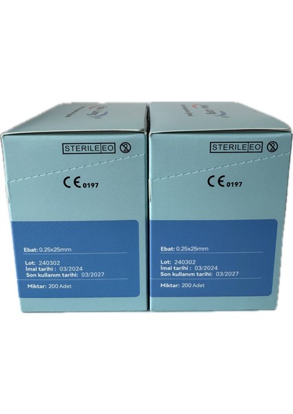Akupunktur Iğnesi Kuru Iğne 0,25X25 mm 200LÜK Paket 400 Adet 2 Kutu fırsatları
