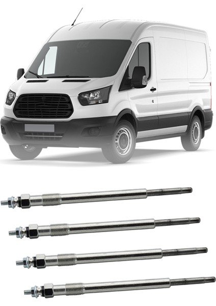 Ford Transit Tourneo 2.0 2.2 2.4 Di Tdci Isıtıcı Kızdırma Bujileri GP52504 Için 4x (Yurt Dışından)