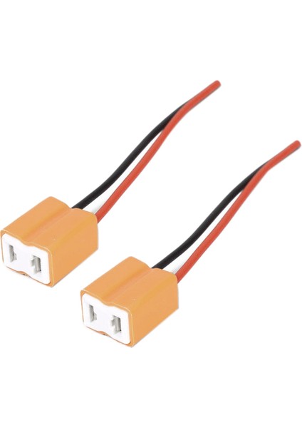 2 Adet H7 Seramik LED Ampul Soket Tutucu H7 Far Seramik Fiş Adaptörü Uzatma Bakır Kablo H7 Ampul Konnektörü (Yurt Dışından)