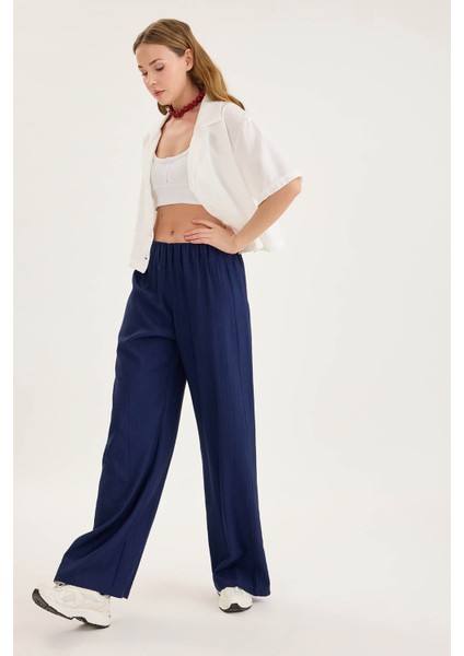 Beli Lastikli Geniş Paça Pantolon modelleri