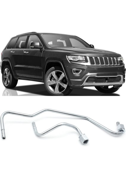 2 Adet Araba Şanzıman Soğutucu Radyatör Hatları 52079753AB Jeep Grand Cherokee 1999-2003 Için (Yurt Dışından)