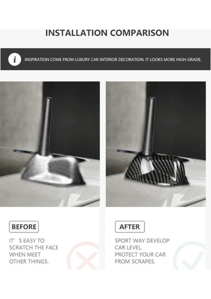 Gerçek Karbon Fiber Çatı Köpekbalığı Yüzgeci Anten Kapağı Trim Mini Cooper Clubman Için R55 R56 2007-2013 Araba Antenleri Aksesuarları (Yurt Dışından) modelleri