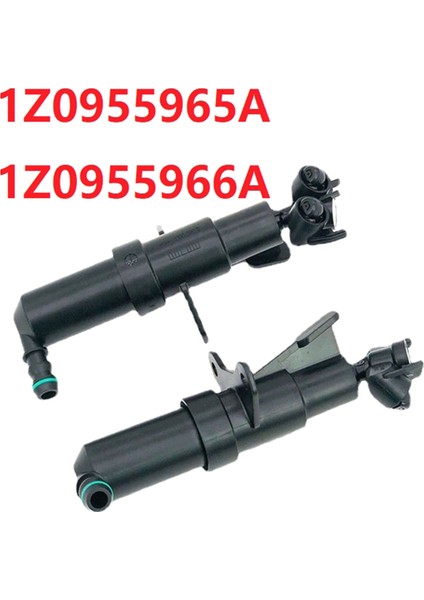 Ön Far Yıkama Memesi Skoda Octavia Için Mk1 2007 2008 2009 Kafa Işık Lambası Su Püskürtme Jeti 1Z0955965A 1Z0955966A (Yurt Dışından)