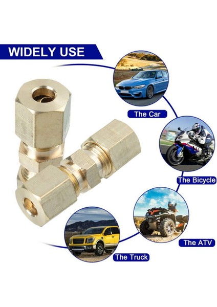 Sıkıştırma Bağlantı Parçası Bağlantı Parçası 3/16 Inç Od Hidrolik Korozyona Dayanıklı ve Dayanıklı Fren Hattı Tertibatı (Yurt Dışından) modelleri