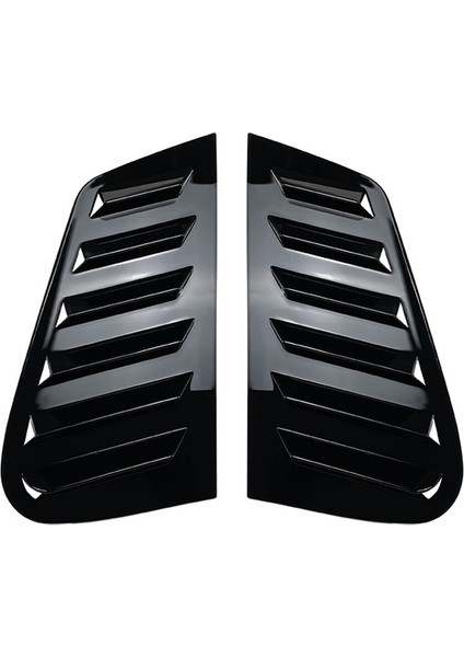 Araba Parlak Siyah Arka Camlar Üçgen Panjur Kapağı Çıkartmaları Vw Golf 4 Mk4 1997-2006 Araba Stil Kapağı (Yurt Dışından)