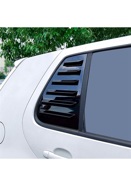 Araba Parlak Siyah Arka Camlar Üçgen Panjur Kapağı Çıkartmaları Vw Golf 4 Mk4 1997-2006 Araba Stil Kapağı (Yurt Dışından) fiyatları