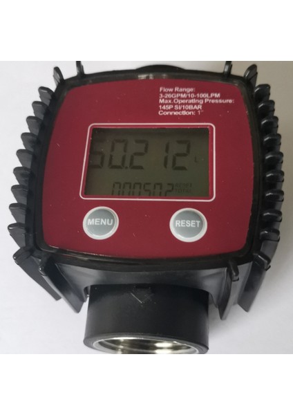 Türbin Yağı Yakıt Akış Ölçer K25 Su Akış Ölçer LCD Akış Ölçer Boru Hattı Sıvı Akış Ölçer Sensörleri 2.3-3.3VA Mavi (Yurt Dışından)