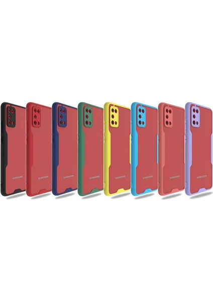 Samsung Galaxy A02S Kılıf Ardx Parfe Kapak-Mavi