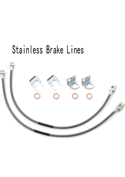 Jeep Tj/yj/xj 1987-2006 4-6 Inç 89702 Için Fren Hatları Değişimi (Yurt Dışından) indirimleri