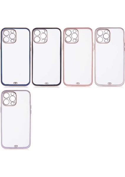 Apple iPhone 13 Pro Max Kılıf Ardx Voit Clear Kapak-Lila