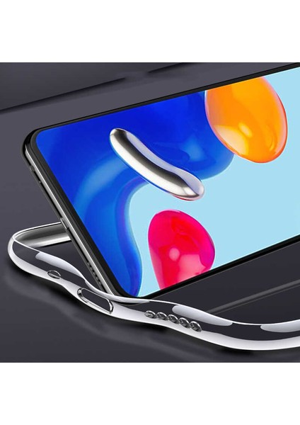 Xiaomi Redmi Note 11S Global Kılıf Ardx Kamera Korumalı Süper Silikon Kapak-Renksiz