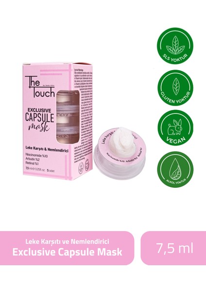 Leke Önleyici ve Nemlendirici Exclusive Kapsül Mask 5 Adet