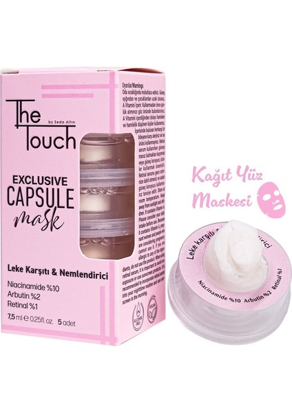 Leke Önleyici ve Nemlendirici Exclusive Kapsül Mask 5 Adet