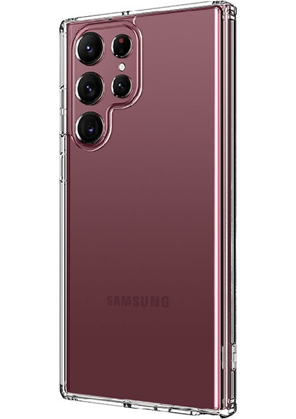 Samsung Galaxy S23 Ultra Kılıf Ardx 2mm Anti Shock Silikon-Renksiz