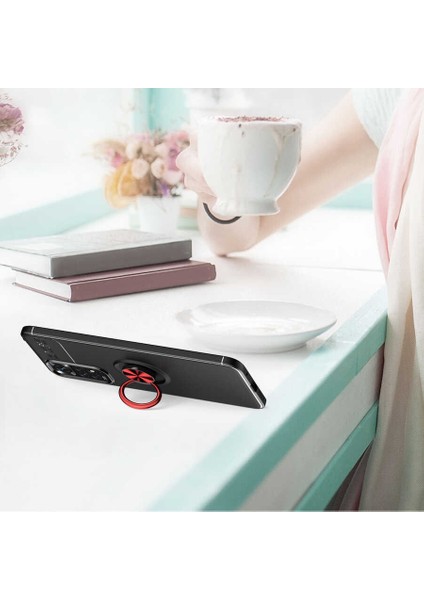 Xiaomi Redmi Note 11 Global Kılıf Ardx Ravel Silikon Kapak-Kırmızı
