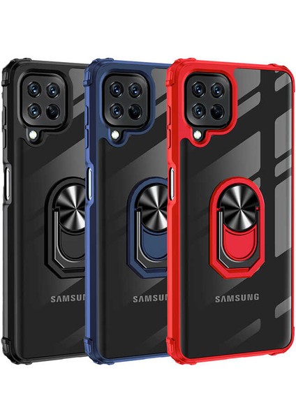 Samsung Galaxy M32 Kılıf Ardx Mola Kapak-Siyah