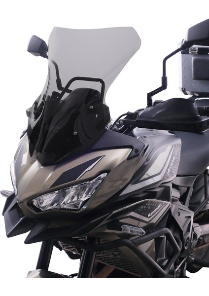 Kawasaki Versys 650 2023-2025 Uyumlu Ön Cam Füme 51 cm