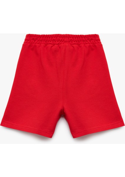 Pamuklu Beli Bağcıklı Cep Detaylı Basic Şort fiyatları
